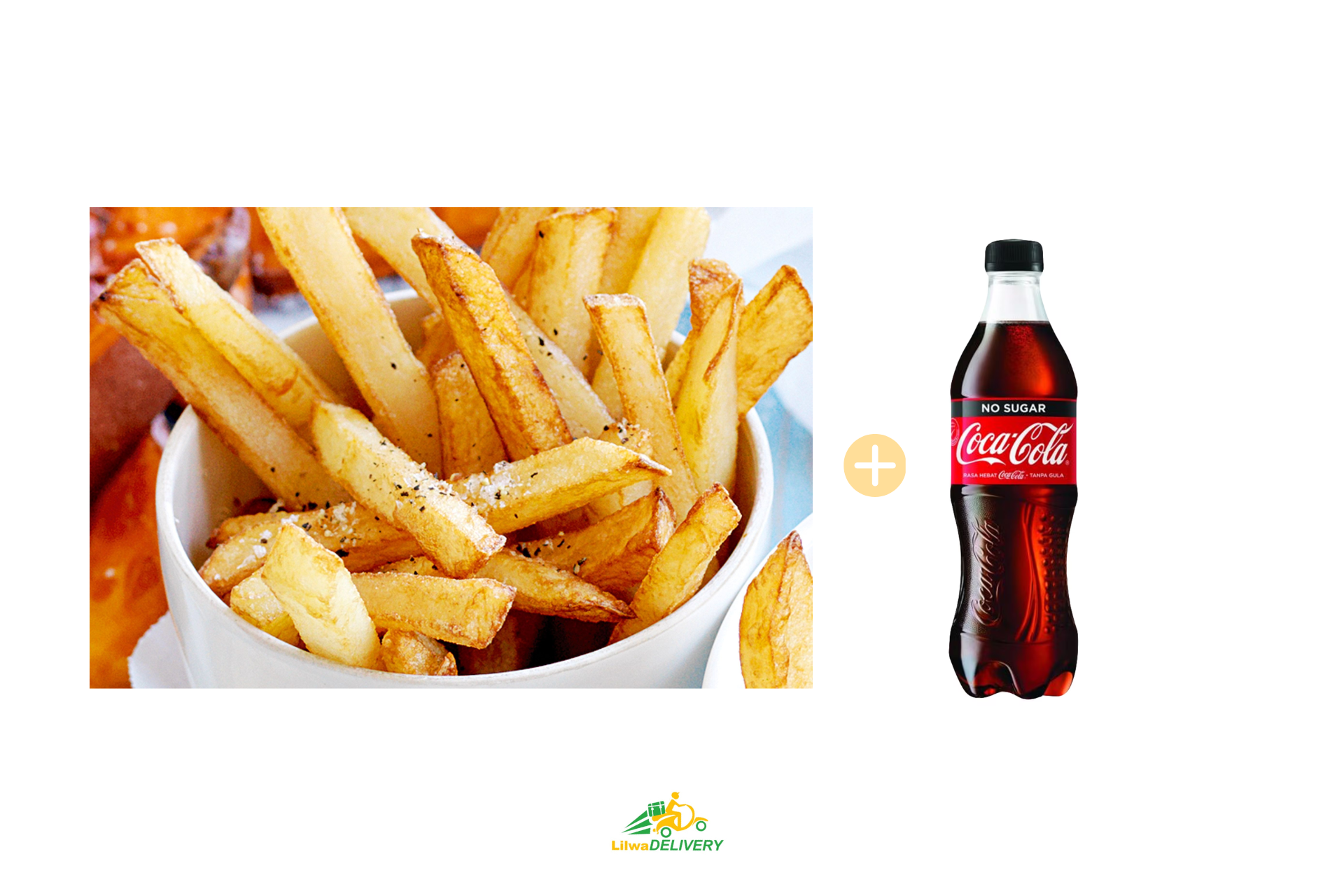 Potato Fries with Soda